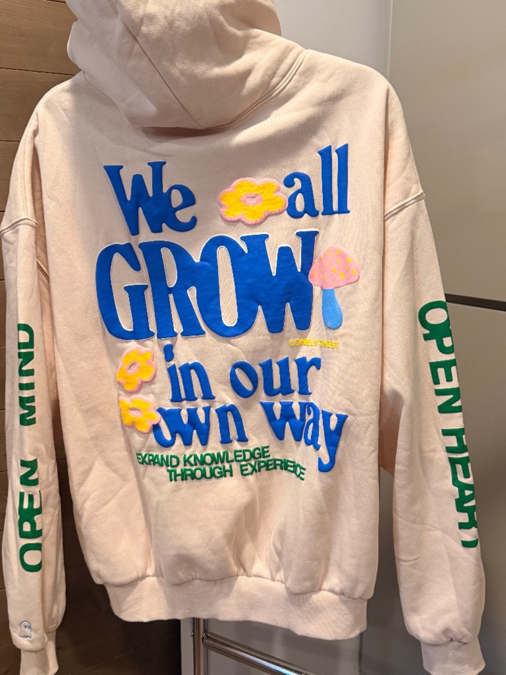 *NWT* RARE Lonely Ghost We All Grow Hoodie size Large - impossible to find